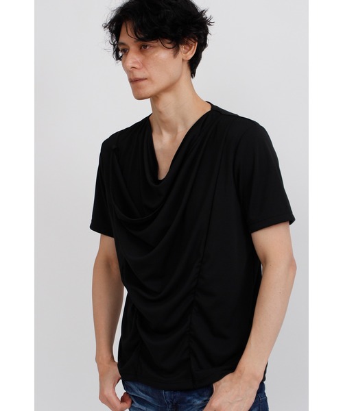 TORNADO MART（トルネードマート）の「ｼｬｰﾘﾝｸﾞﾄﾞﾚｰﾌﾟﾊﾝｿﾃﾞｶｯﾄｿｰ（Tシャツ/カットソー・メンズ・ブラック/ホワイト・M/L/LL）」の19枚目の写真