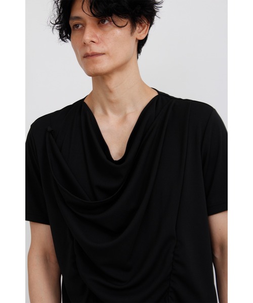 TORNADO MART（トルネードマート）の「ｼｬｰﾘﾝｸﾞﾄﾞﾚｰﾌﾟﾊﾝｿﾃﾞｶｯﾄｿｰ（Tシャツ/カットソー・メンズ・ブラック/ホワイト・M/L/LL）」の15枚目の写真