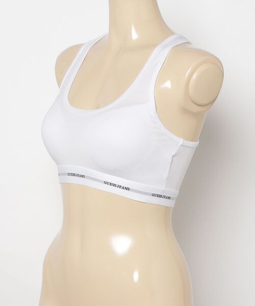 Guess(ゲス)の「GUESS JEANS Padded Bralette 下着(スポーツブラ・レディース・ホワイト/ブラック・X-SMALL/SMALL/MEDIUM)」の13枚目の写真