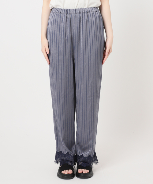 ARCHIVE STANCE（アーカイブスタンス）の「《追加》【ARCHIVE STANCE/アーカイブスタンス】Satin Stripe Easy PT（その他パンツ・レディース・チャコールグレー・FREE）」の20枚目の写真