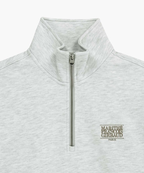 MARITHE + FRANCOIS GIRBAUD(マリテフランソワジルボー)の「SMALL CLASSIC LOGO HALF ZIPUP SWEATSHIRT(スウェット・レディース・ヘザーグレー/ブラック・LARGE/MEDIUM/SMALL)」の11枚目の写真