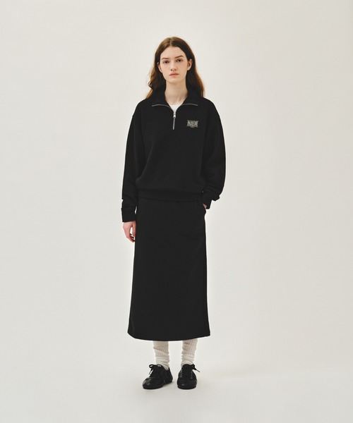 MARITHE + FRANCOIS GIRBAUD(マリテフランソワジルボー)の「SMALL CLASSIC LOGO HALF ZIPUP SWEATSHIRT(スウェット・レディース・ヘザーグレー/ブラック・LARGE/MEDIUM/SMALL)」の13枚目の写真