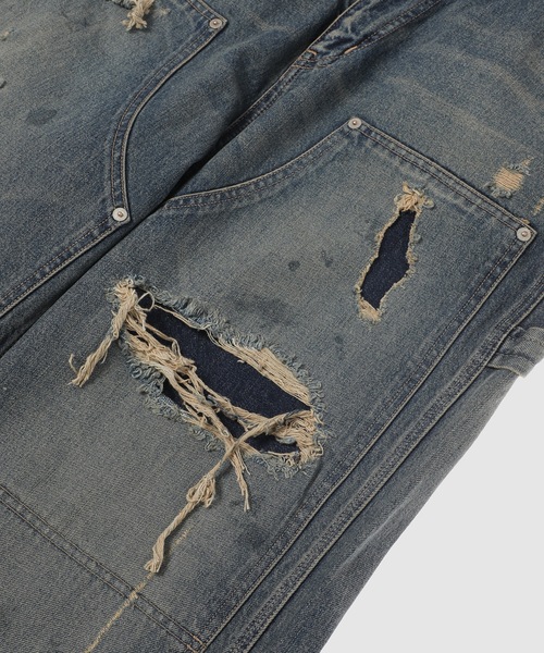 DAIRIKU(ダイリク)の「80Year Damage Painter Denim Pants(デニムパンツ・メンズ・インディゴブルー・31(L)/29(M))」の6枚目の写真