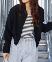 サイドシャーリングシャツアンサンブル