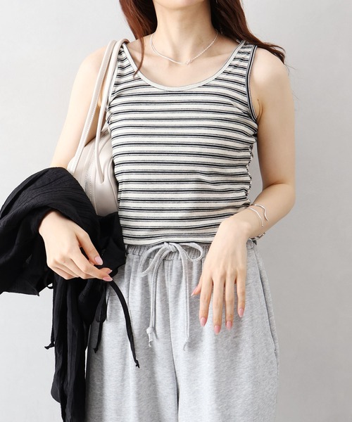 SpRay(スプレイ)の「サイドシャーリングシャツアンサンブル(シャツ/ブラウス・レディース・ブラック/サックスブルー/ホワイト/ピンク・FREE)」の14枚目の写真