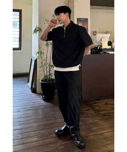 MINDBRIDGE（マインドブリッジ）の「[COUTURE]リラックスフィットワンタックプルバンディングパンツ MYPT3173（その他パンツ・メンズ・ダークグレー・32/30/29/36/34）」の8枚目の写真