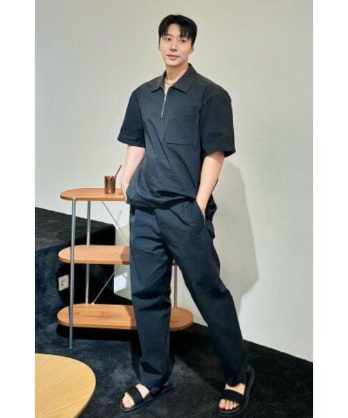 MINDBRIDGE（マインドブリッジ）の「[COUTURE]リラックスフィットワンタックプルバンディングパンツ MYPT3173（その他パンツ・メンズ・ダークグレー・32/30/29/36/34）」の9枚目の写真