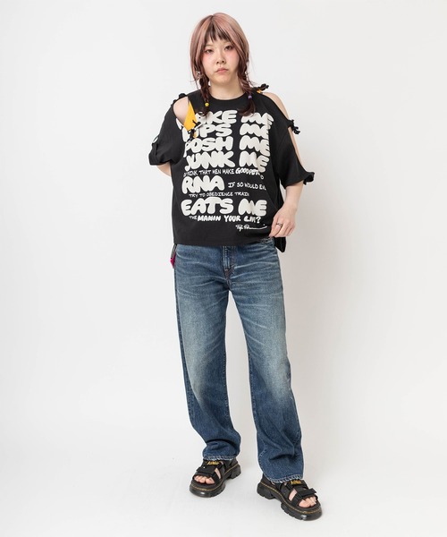 RNA(アールエヌエー)の「M2673 ピグメントダイカットオフタンク(タンクトップ・レディース・パープル/ブラック/イエロー・MEDIUM)」の19枚目の写真