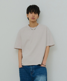 ピグメントクロップ半袖Tシャツ-FBSK5803D0A