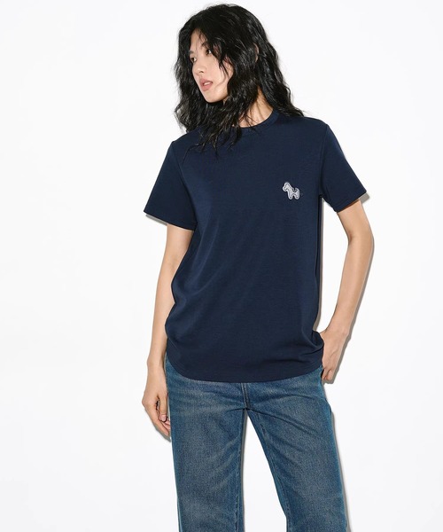 EIGHTHMONTH(エイスマンス)の「ホースワッペン クルーネックTシャツ EM26s057【EIGHTHMONTH】(Tシャツ/カットソー・レディース・ネイビー/アイボリー・S/M)」の22枚目の写真