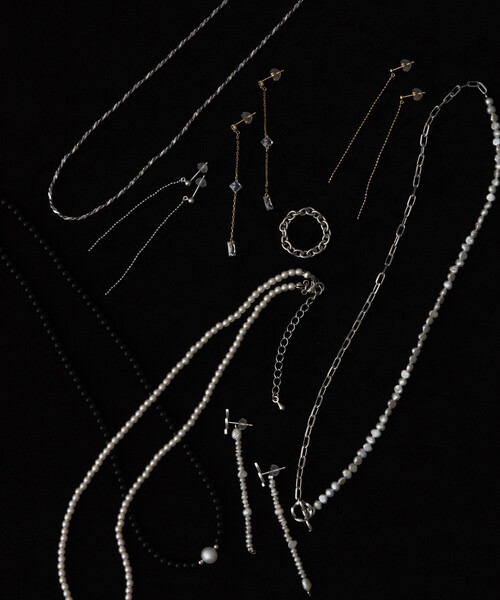 Firsthand（ファーストハンド）の「Firsthand/ファーストハンド SILVER925 オニキス 天然石 ネックレス（ネックレス・レディース・シルバー・ONE SIZE）」の9枚目の写真