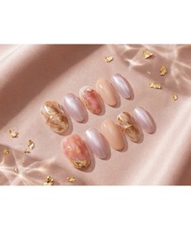 KONVINI（コンビニ）の「【not a nail】水光マグネットデザインミディアムロングネイルチップ（ネイルシール/ネイルチップ）」
