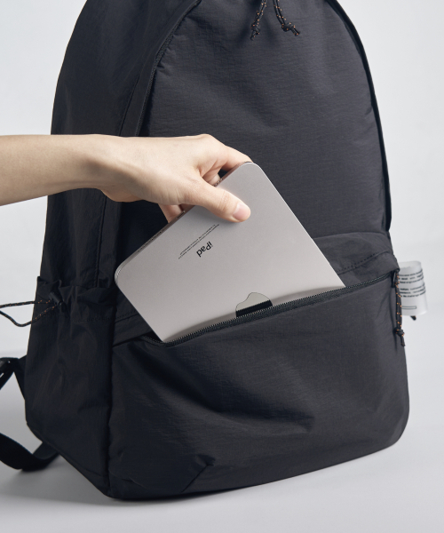 MATHEMATIK（マスマティック）の「イアン W40 シンプルバックパック 軽量ナイロンデイリーバッグ リュック ブラック（バックパック/リュック・レディース・その他・FREE）」の14枚目の写真