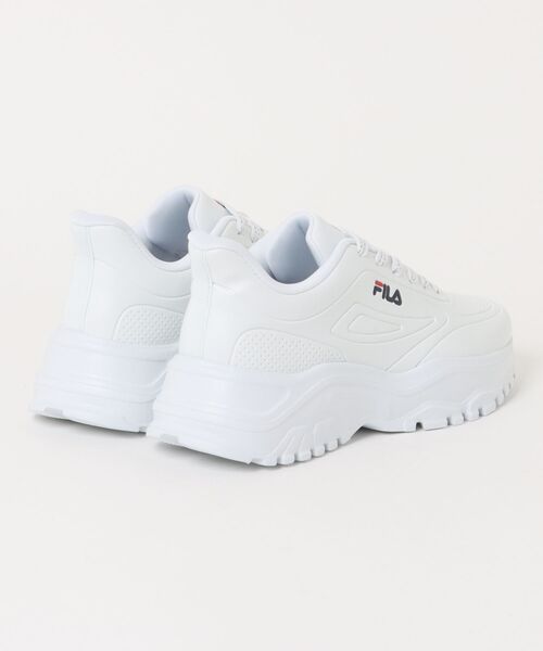 FILA（フィラ）の「【FILA】Purle（スニーカー・レディース・ホワイト×ライトグレー・23.0cm/23.5cm/24.0cm/24.5cm/25.0cm）」の3枚目の写真