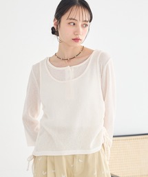 SET2点ギャザータンク+ヘンリーネックプルオーバー