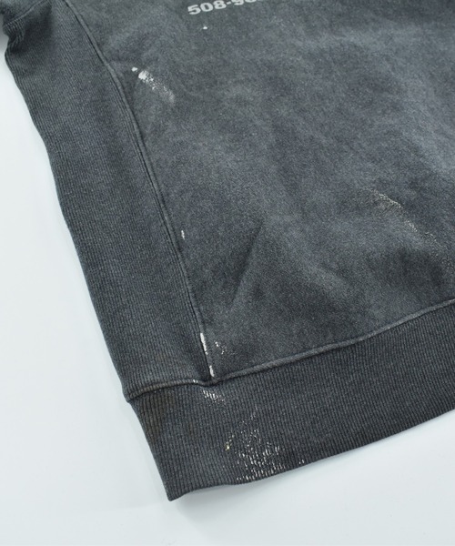 VINTAGE（ヴィンテージ）の「【USED】SPORT-TEK ペンキ フーディ（パーカー・メンズ・グレー・X-LARGE）」の6枚目の写真