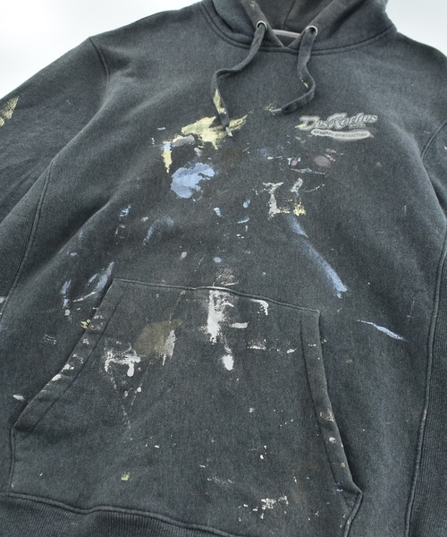 VINTAGE（ヴィンテージ）の「【USED】SPORT-TEK ペンキ フーディ（パーカー・メンズ・グレー・X-LARGE）」の10枚目の写真