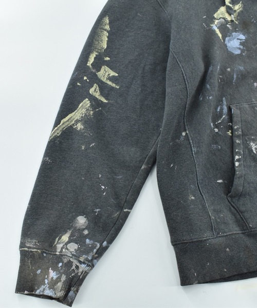 VINTAGE（ヴィンテージ）の「【USED】SPORT-TEK ペンキ フーディ（パーカー・メンズ・グレー・X-LARGE）」の12枚目の写真