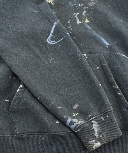 VINTAGE（ヴィンテージ）の「【USED】SPORT-TEK ペンキ フーディ（パーカー・メンズ・グレー・X-LARGE）」の14枚目の写真