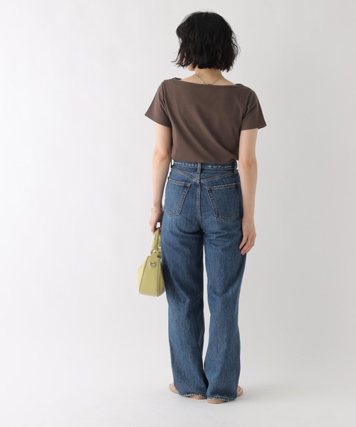BAYFLOW（ベイフロー）の「[WEB限定]2WAYドレープアシメデザインTEE（Tシャツ/カットソー・レディース・ブラック/オートミール/ブラウン/ホワイト/グレー・SMALL/X-SMALL）」の22枚目の写真
