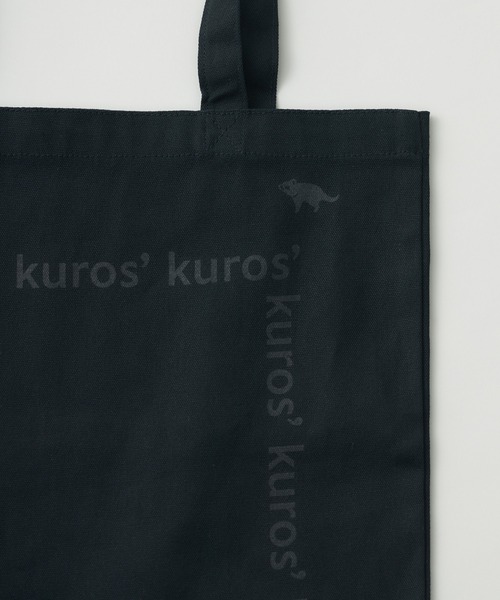 kuros'（クロス）の「kuros'タスマルロゴトートバック（トートバッグ・レディース・ブラック/アイボリー・FREE）」の7枚目の写真