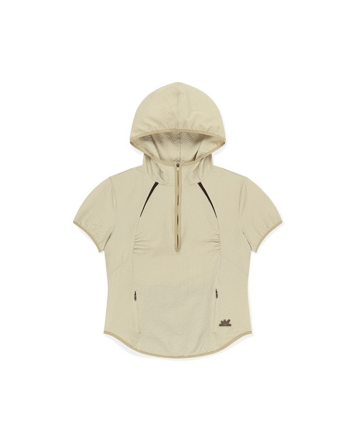 SUNLOVE（サンラブ）の「W Soar Half Zip Hooded Top（その他トップス・レディース・ブルー/ブラック/ベージュ・S/M）」の3枚目の写真