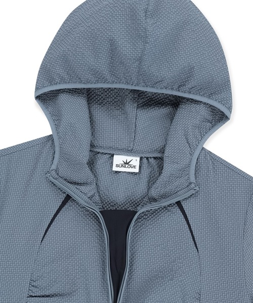 SUNLOVE（サンラブ）の「W Soar Half Zip Hooded Top（その他トップス・レディース・ブルー/ブラック/ベージュ・S/M）」の16枚目の写真