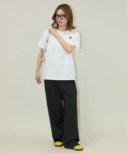 THE NORTH FACE(ザノースフェイス)の「THE NORTH FACE/ザ・ノース・フェイス Short Sleeve Back Square Logo Tee/ショートスリーブ バック スクエア ロゴ Tシャツ (NTW32447) 限定展開(ニット/セーター・レディース・オフホワイト/ブラック・MEDIUM/SMALL/X-LARGE/LARGE)」の13枚目の写真