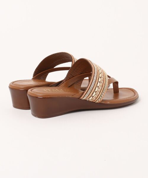 ITALIAN SHOEMAKERS(イタリアンシューメーカー)の「【ITALIAN SHOEMAKERS】シャイニーストラップトングサンダル(962328)(サンダル・レディース・ミント/アイボリー/ブラウン・36/37/35/39/38)」の4枚目の写真