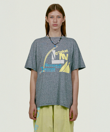 Red Capsule Tee Melange Gray