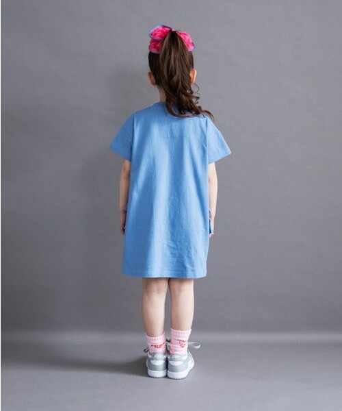 DRC branshes(ディーアールシーブランシェス)の「【WEB限定/DRC】配色メロウフリル半袖ワンピース(ワンピース・キッズ・ラベンダー/チャコールグレー/ライム/ブルーグレー・120/110/150/100/130/140)」の15枚目の写真