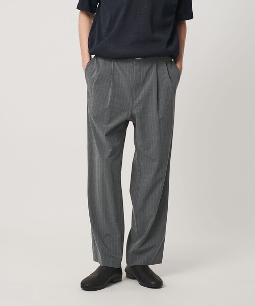 BEAUTY&YOUTH UNITED ARROWS(ビューティーアンドユースユナイテッドアローズ)の「ピンストライプ バギー スラックス NO.9 ストレッチ(スラックス・メンズ・ブラック/グレー系・M/S/XL/L)」の6枚目の写真