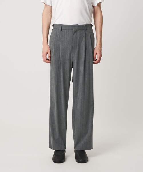 BEAUTY&YOUTH UNITED ARROWS(ビューティーアンドユースユナイテッドアローズ)の「ピンストライプ バギー スラックス NO.9 ストレッチ(スラックス・メンズ・ブラック/グレー系・M/S/XL/L)」の10枚目の写真