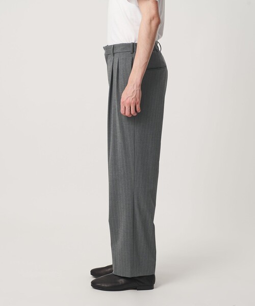 BEAUTY&YOUTH UNITED ARROWS(ビューティーアンドユースユナイテッドアローズ)の「ピンストライプ バギー スラックス NO.9 ストレッチ(スラックス・メンズ・ブラック/グレー系・M/S/XL/L)」の11枚目の写真