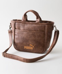 UNIIT（ユニット）の「【PUMA/プーマ】【PUレザー 高見え】ビンテージPUミニトートバッグ レトロ ストリート y2k スポーツミックス 古着風 おしゃれ（トートバッグ）」