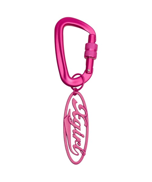X-girl(エックスガール)の「OVAL LOGO CARABINER(キーケース/キーアクセサリー・レディース・ピンク/シルバー/ライトブルー・ONE SIZE)」の2枚目の写真