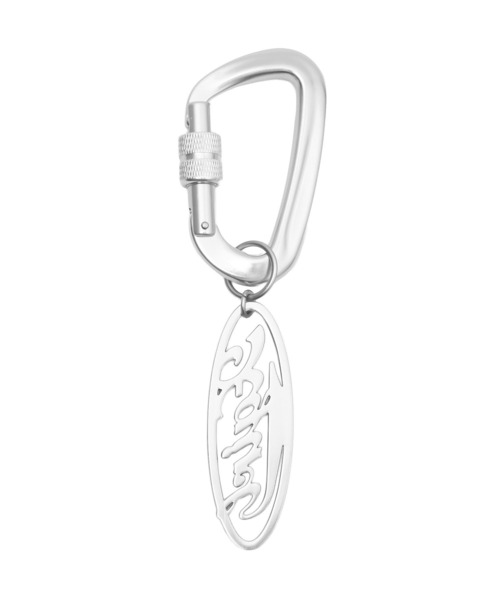 X-girl(エックスガール)の「OVAL LOGO CARABINER(キーケース/キーアクセサリー・レディース・ピンク/シルバー/ライトブルー・ONE SIZE)」の5枚目の写真