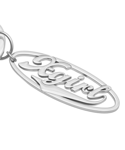 X-girl(エックスガール)の「OVAL LOGO CARABINER(キーケース/キーアクセサリー・レディース・ピンク/シルバー/ライトブルー・ONE SIZE)」の6枚目の写真