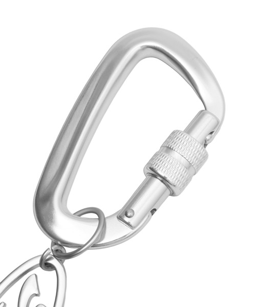 X-girl(エックスガール)の「OVAL LOGO CARABINER(キーケース/キーアクセサリー・レディース・ピンク/シルバー/ライトブルー・ONE SIZE)」の7枚目の写真