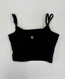 【ZOZOTOWN限定】ハートチャーム付きキャミブラトップス