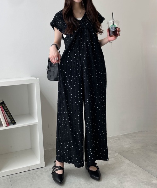 WEGO(ウィゴー)の「WEGO/シャーリングサロペット(ワンピース・レディース・その他2/その他1/その他4/ブラック/その他3・FREE)」の17枚目の写真