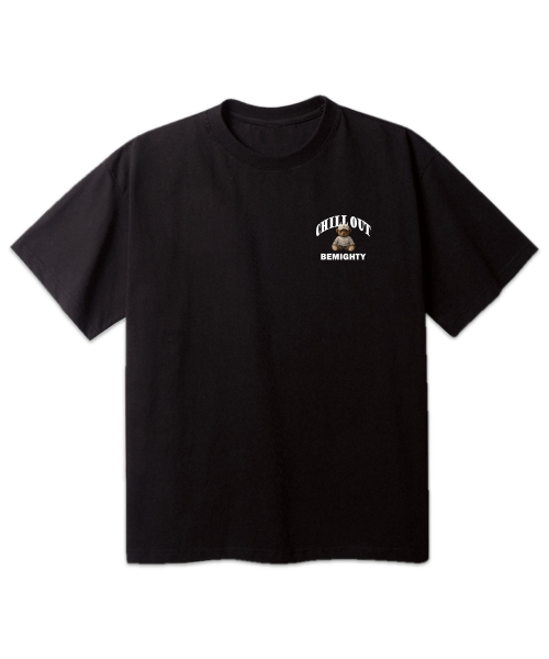 BEMIGHTY（ビーマイティー）の「チルアウトベアドローイングオーバーサイズ半袖Tシャツ[ネイビー]（Tシャツ/カットソー・メンズ・その他・LARGE/X-LARGE/XX-LARGE）」の3枚目の写真