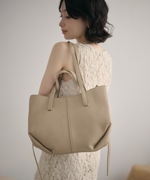 grained leather 3way shoulder bag /グレインレザー3wayマルチハンドルショルダーバッグ