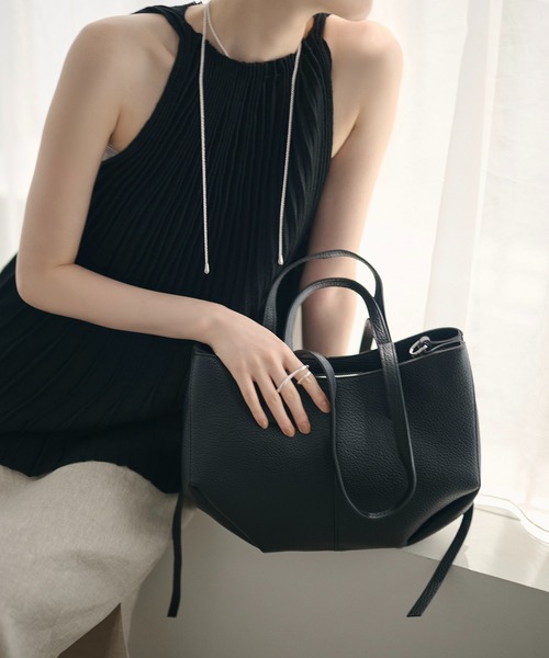 grained leather 3way shoulder bag /グレインレザー3way