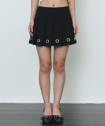 eyelet skirt (black)
