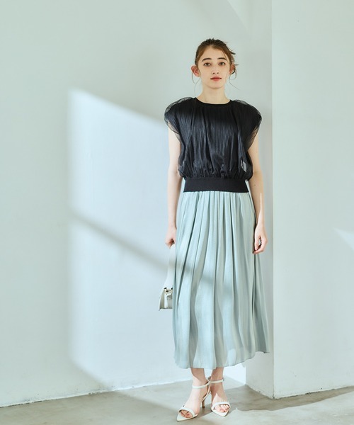 12Twelve Agenda(トゥエルブ アジェンダ)の「クールタッチパウダリーサテンスカンツ(その他パンツ・レディース・アイボリー/ブラウン/ネイビー/ミント・M)」の15枚目の写真