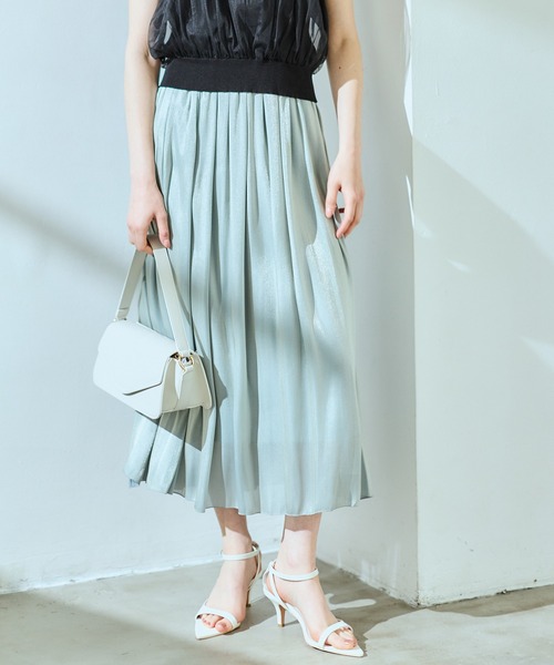 12Twelve Agenda(トゥエルブ アジェンダ)の「クールタッチパウダリーサテンスカンツ(その他パンツ・レディース・アイボリー/ブラウン/ネイビー/ミント・M)」の13枚目の写真