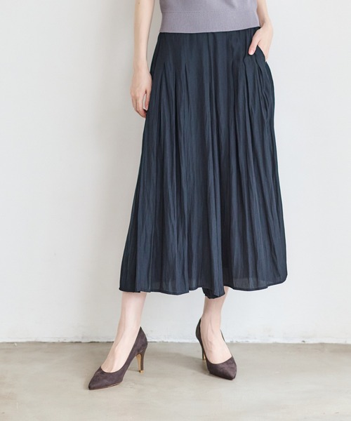 12Twelve Agenda(トゥエルブ アジェンダ)の「クールタッチパウダリーサテンスカンツ(その他パンツ・レディース・アイボリー/ブラウン/ネイビー/ミント・M)」の19枚目の写真