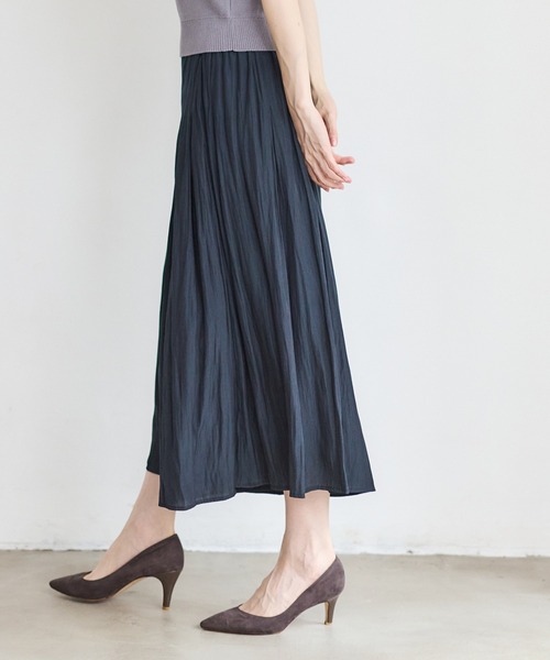 12Twelve Agenda(トゥエルブ アジェンダ)の「クールタッチパウダリーサテンスカンツ(その他パンツ・レディース・アイボリー/ブラウン/ネイビー/ミント・M)」の22枚目の写真