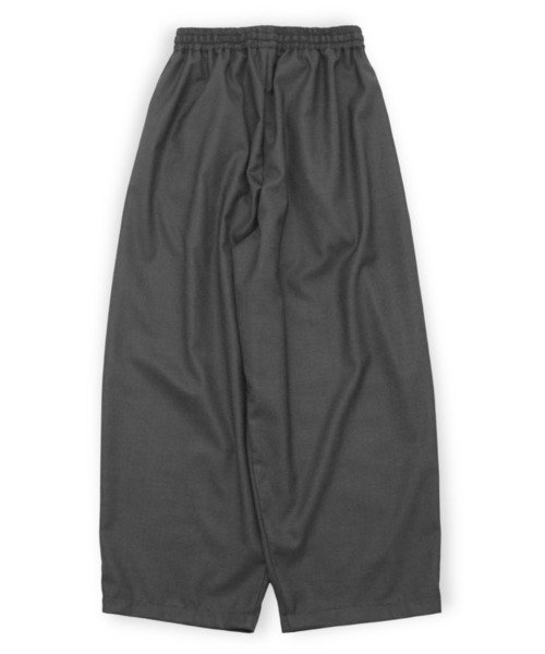my beautiful landlet(マイビューティフルランドレット)の「【my beautiful landlet】 SUPER 100's WOOL OXFORD WIDE EASY PANTS(その他パンツ・メンズ・ブラック・2/1/0)」の4枚目の写真
